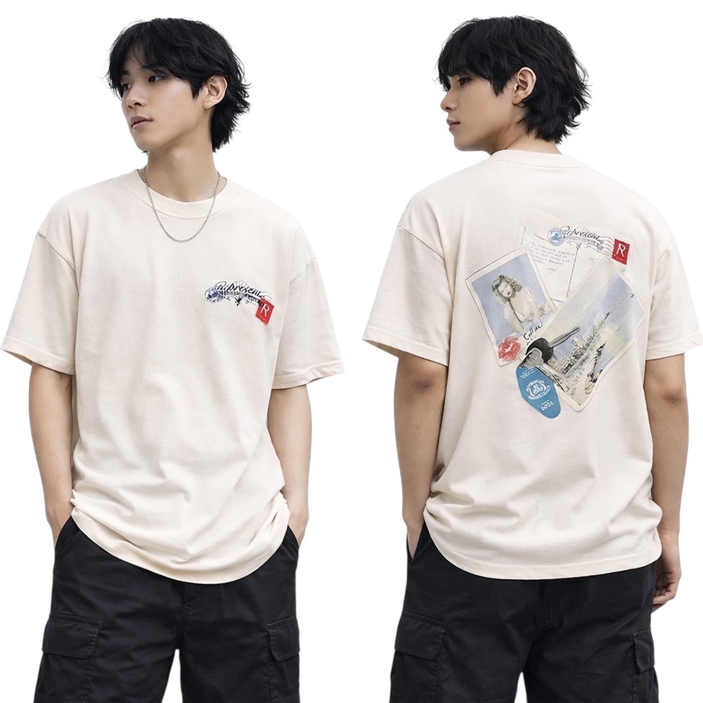 Represent Girls of Summer Graphic T Shirt White Sz. M